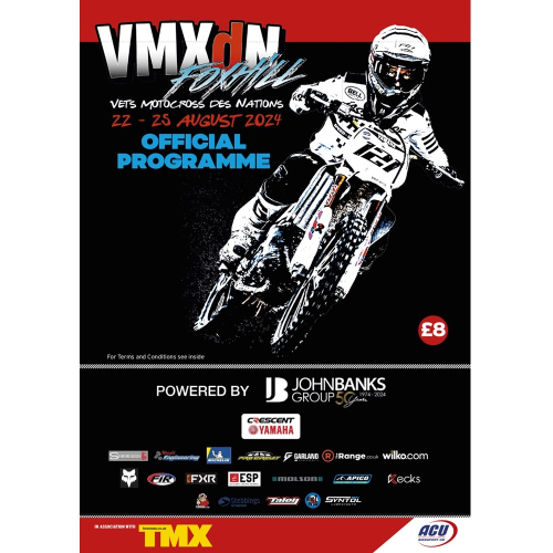 VMXdN Foxhill Official Programme 2024